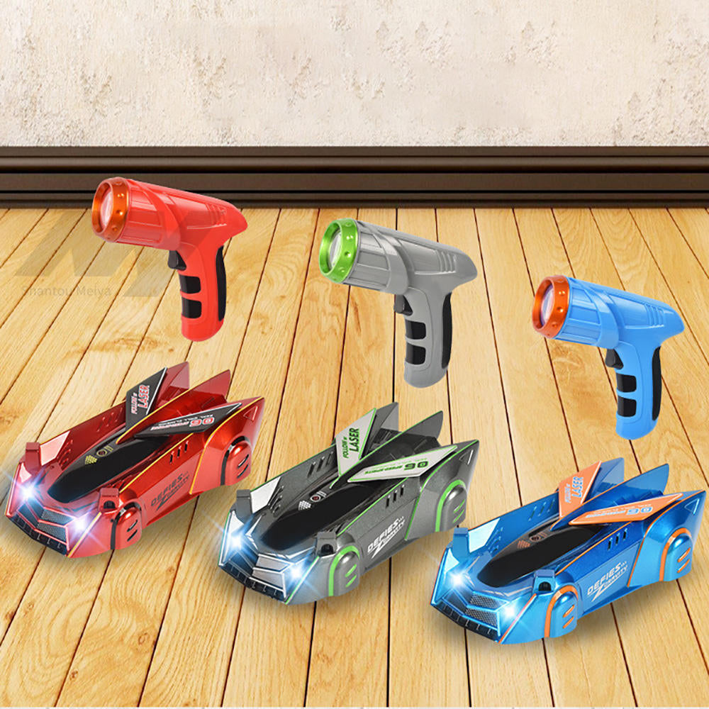 重力に逆らうレーザーRCカー - 壁を登るラジコンカー