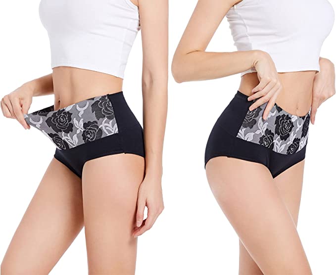High-Waisted Leakproof Panties — Tummy Control Underwear