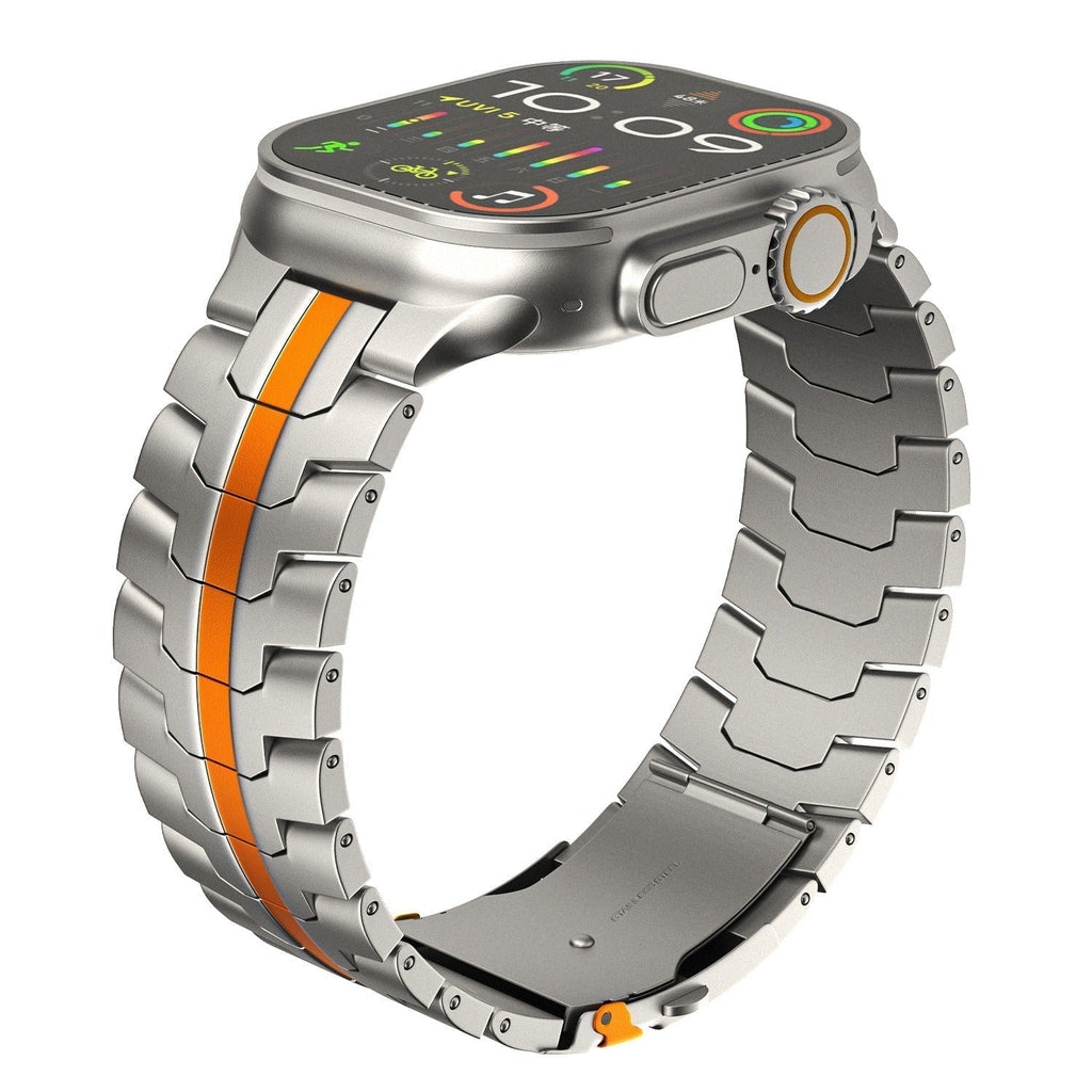 Keith Lane lyxigt armband i titan för Apple Watch, allergivänligt spänne