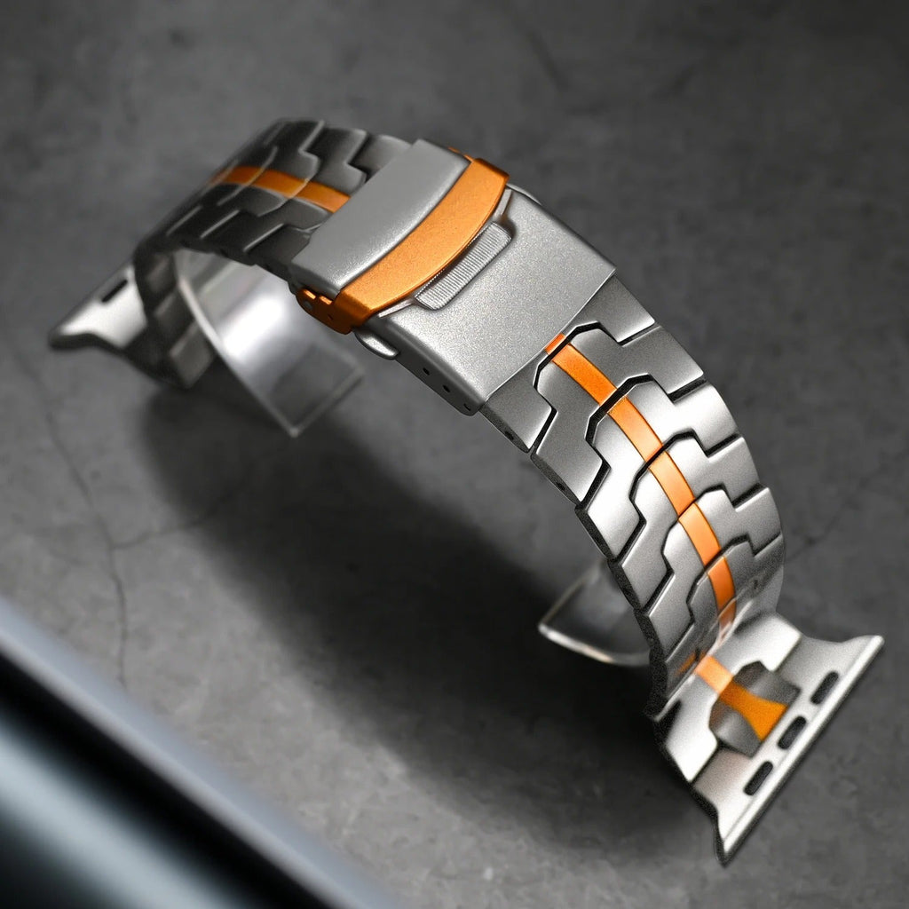 Keith Lane lyxigt armband i titan för Apple Watch, allergivänligt spänne