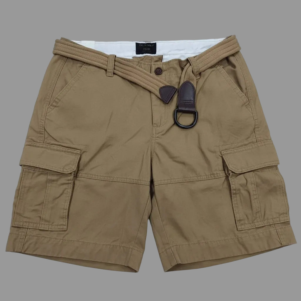 Functional Lightweight Cargo Shorts — Multi-Pocket Layout, Relaxed Cut