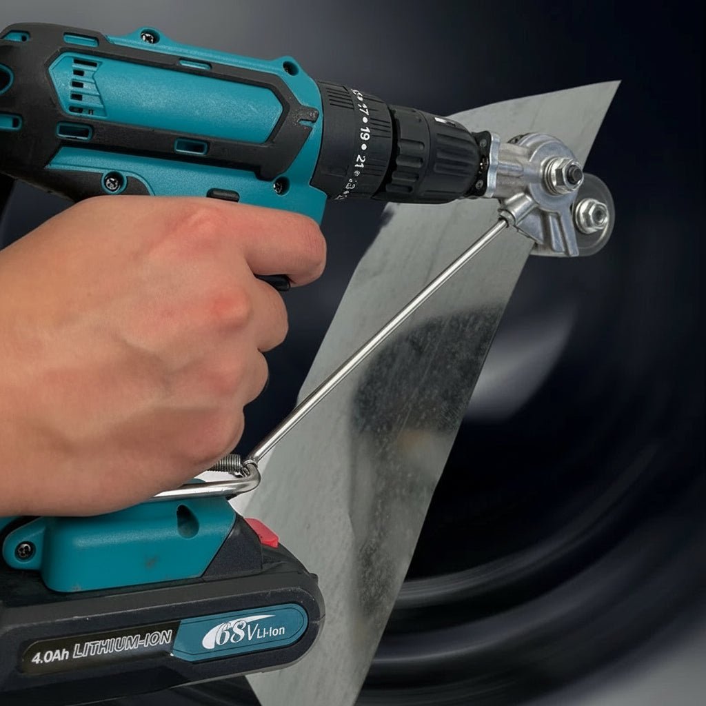Electric Drill Sheet Metal Shear Nibbler Attachment