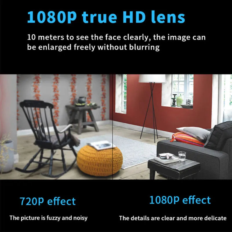 ミニ5Gワイヤレスカメラ 1080P HD - 140°広角ビュー