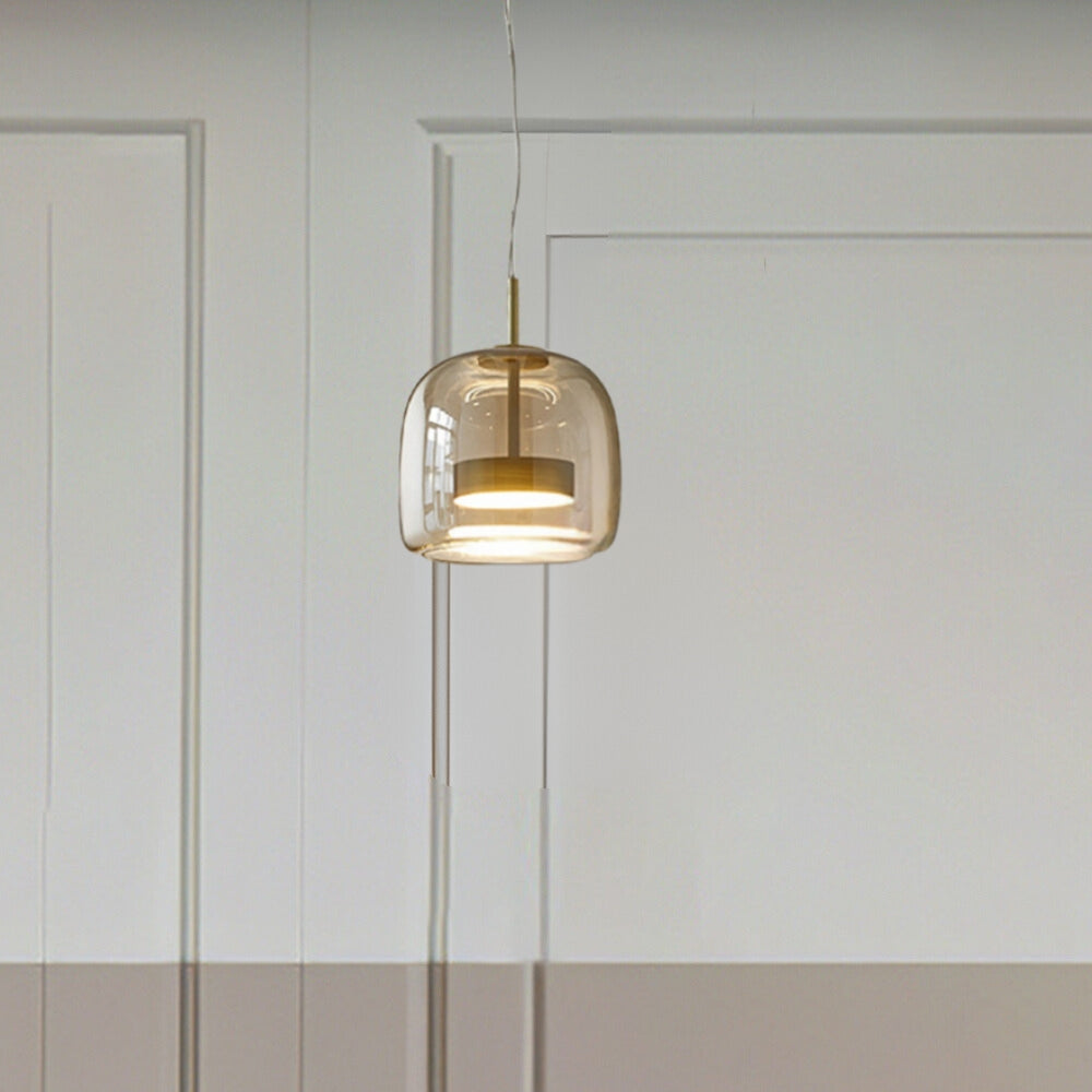 Lampe suspendue rétro Retroluxe — lueur ambrée chaleureuse