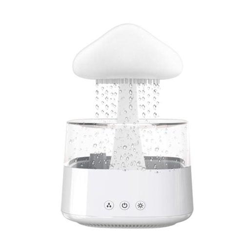 2-in-1 Desk Light Humidifier Rain Cloud Aromatherapy Essential Oil Zen Diffuser & Raining Cloud Night Light Mushroom Lamp | Filindra