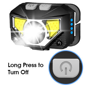 2-Pack Ultra-Bright Led Rechargeable Headlamp Flashlight Waterproof And Motion Sensor | Filindra
