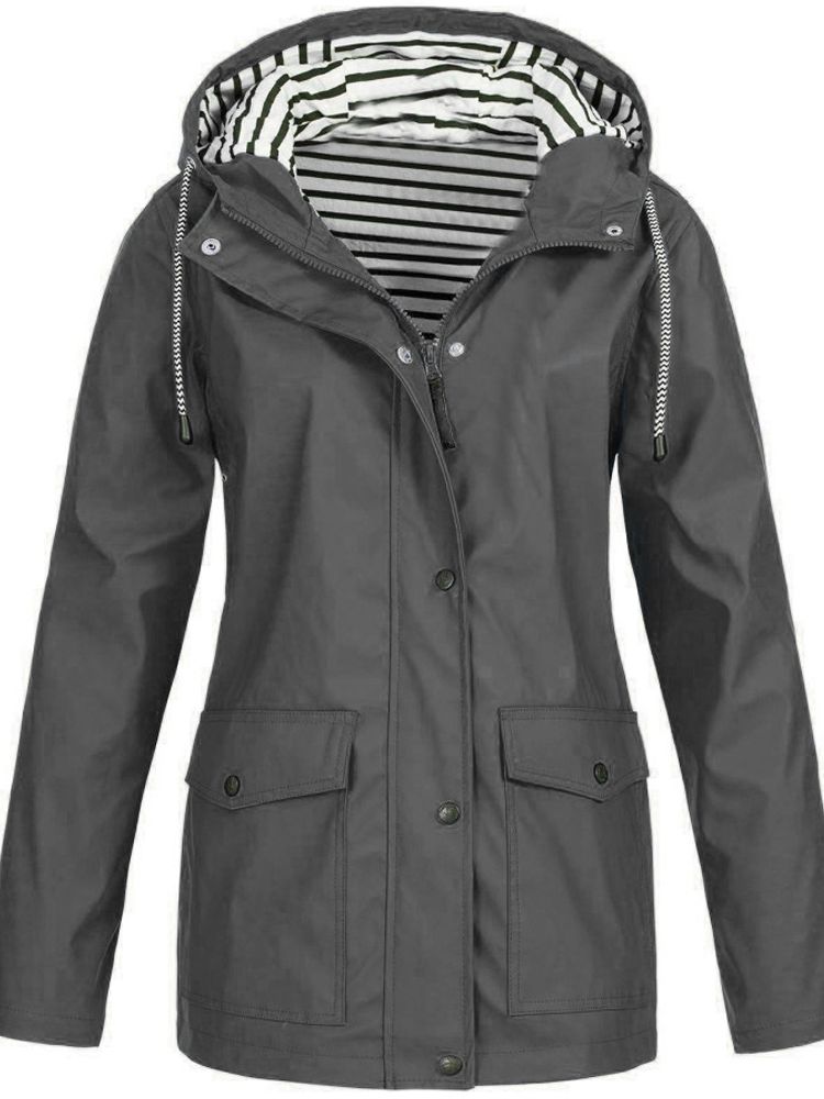 ChicGuard wasserdichte, winddichte Jacke – Trenchcoat-Stil für Frühling und Herbst