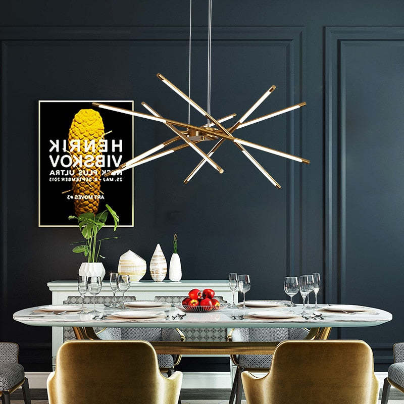 NovaLume Modern LED Pendant Light — Sleek Hanging Design