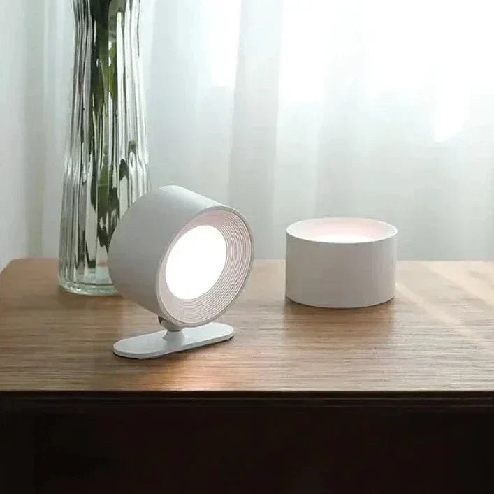 Luz de parede LED sem fios recarregável GlowBeam, ajustável a 360°