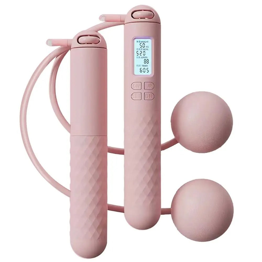AeroFlex Cordless Weighted Jump Rope — Digital Counter