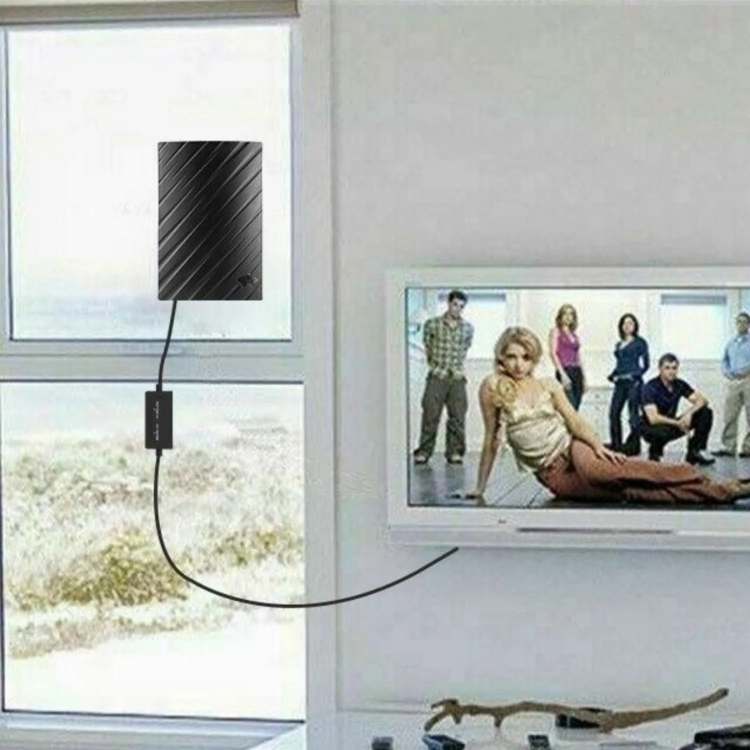 Antenne TV intérieure LumaWave — Réception 4K, portée de 600-Mile, installation prête à l’emploi