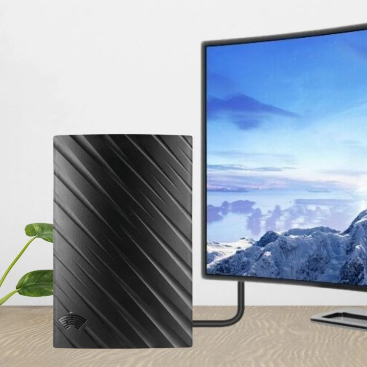 Antenne TV intérieure LumaWave — Réception 4K, portée de 600-Mile, installation prête à l’emploi