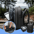 60-L-Vakuum-Kompressionsrucksack - Erweiterbare Business-Reisetasche