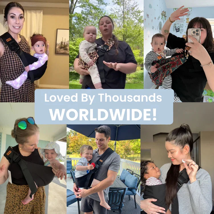 Ergonomic Baby Sling Carrier — Lightweight, Secure Hold Design