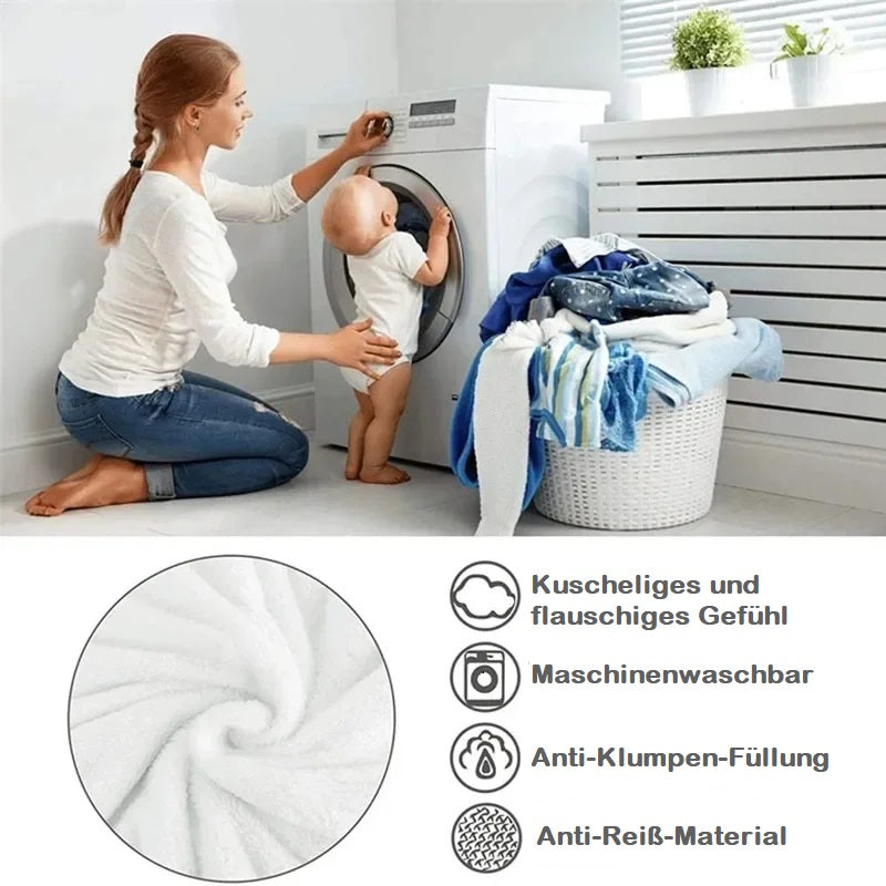 Cuddleblanket mykt ullpledd — varm og koselig komfort