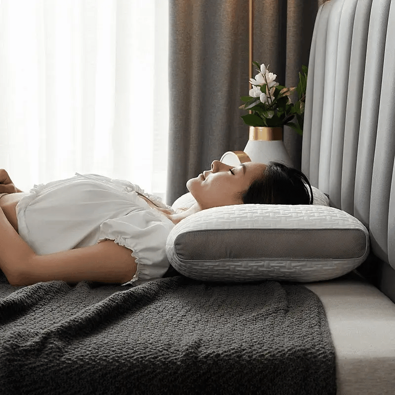 Oreiller ergonomique AstraNest — Soutien cervical stable, profil incurvé anatomique