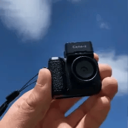 LumaNova Retro Mini Camera, Compact Vintage-Inspired Design