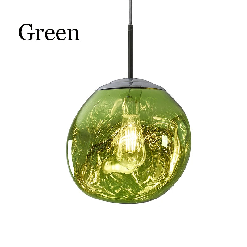 Lampă suspendată LED în stil lavă — Iluminat ambiental retro pentru încăperi