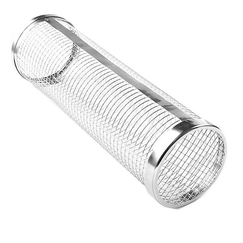 2-teiliges antihaftbeschichtetes Grill-Rollkörbchen für BBQ-Gemüse