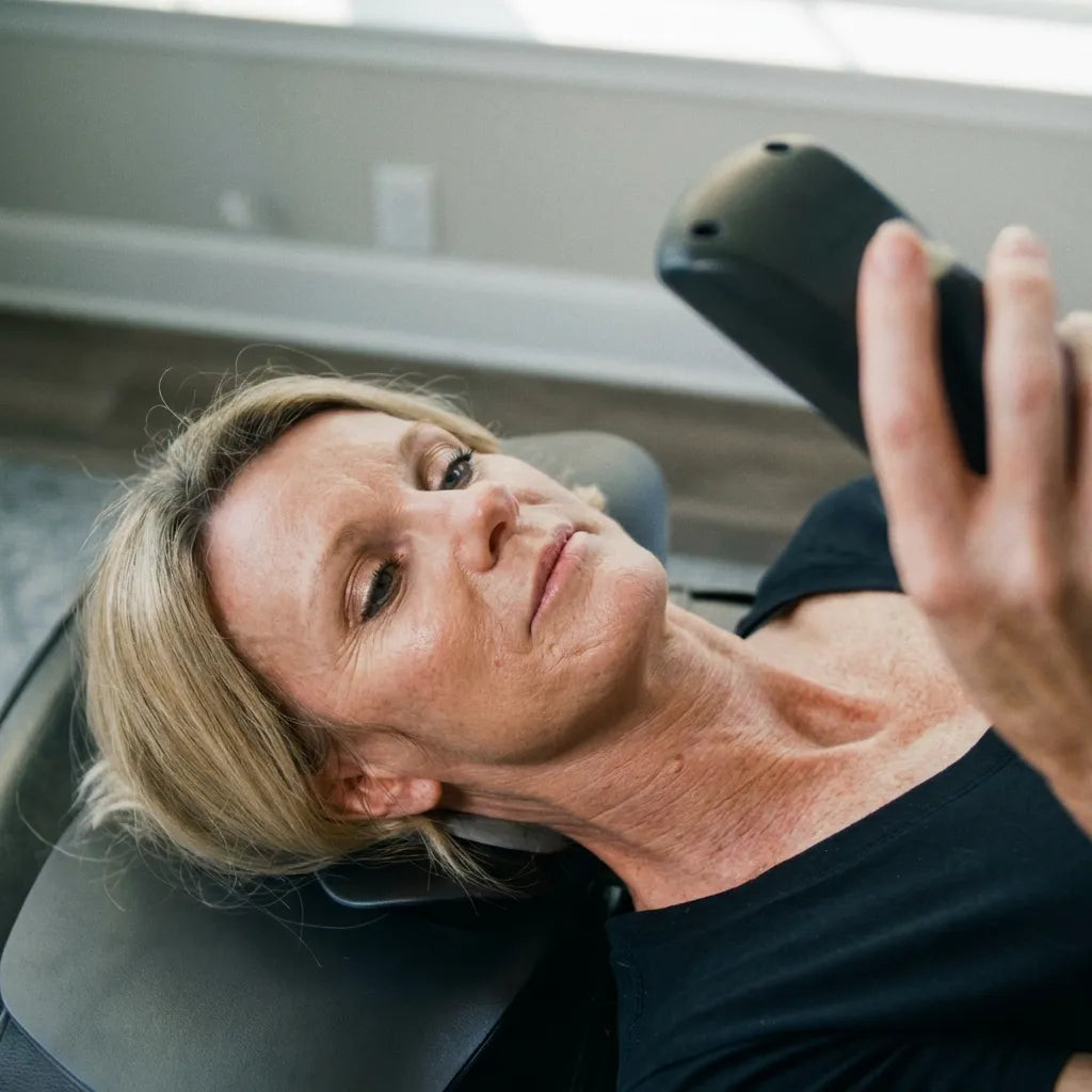 Neck Relief Three In One Traction System With Heat And EMS Therapy