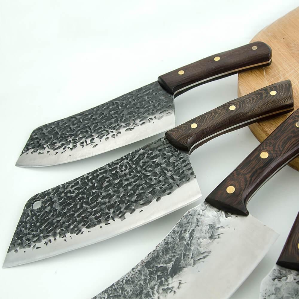Handmade Meat Cleaver Knife — 16-Step, 168-Hour Crafting