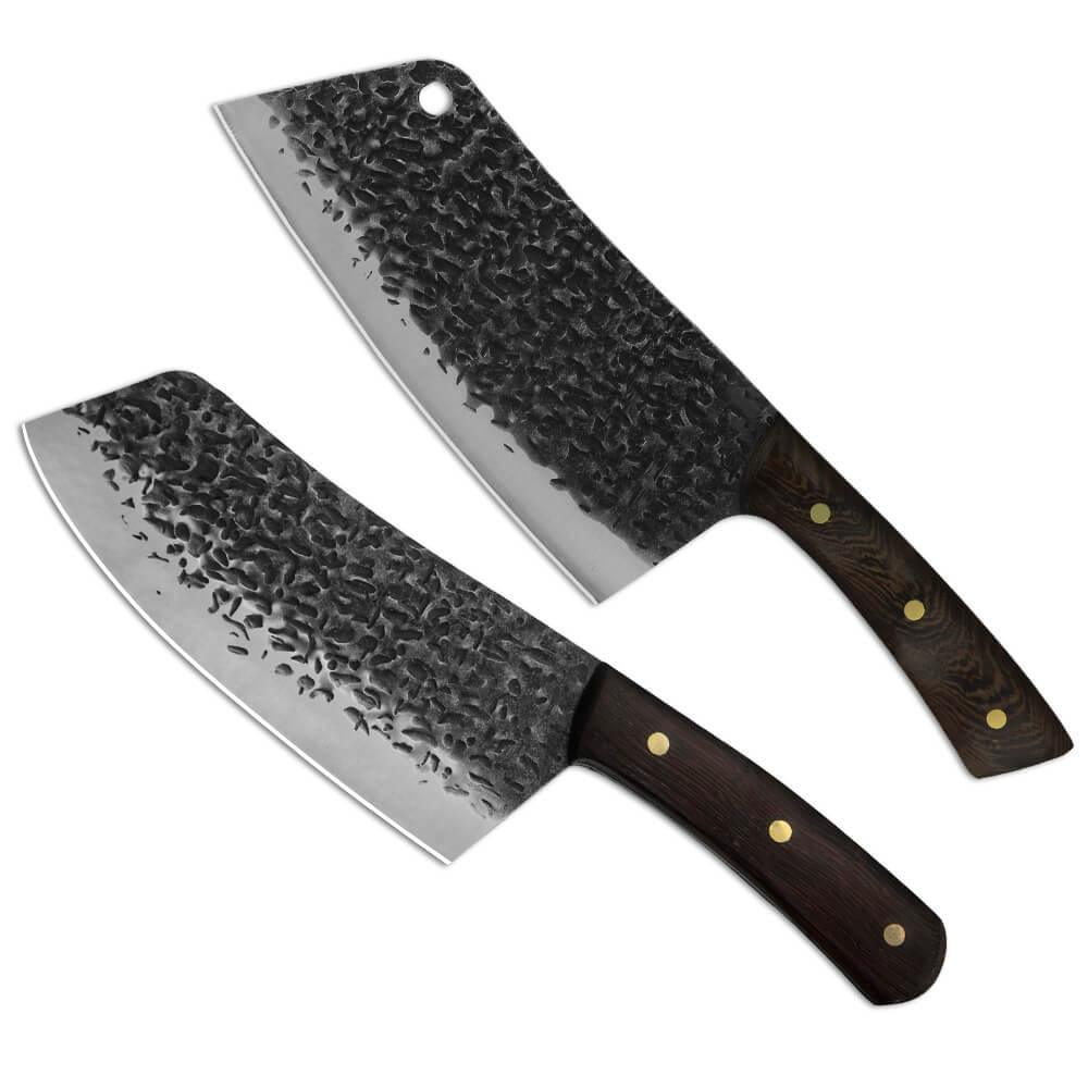 Handmade Meat Cleaver Knife — 16-Step, 168-Hour Crafting