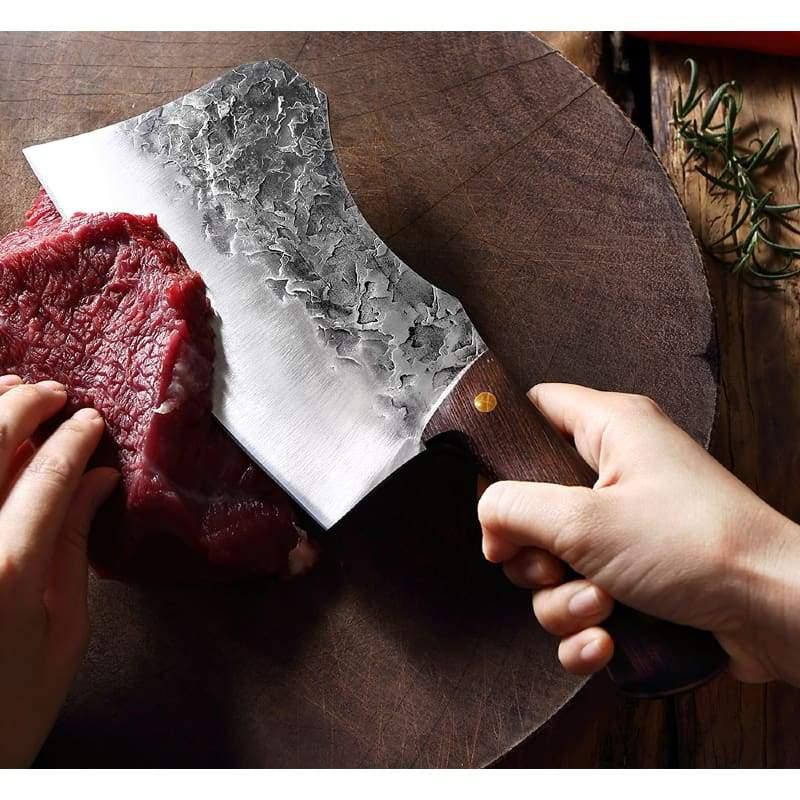 Handgeschmiedetes Santoku-Metzgermesser – ultrascharfe Schneidklinge