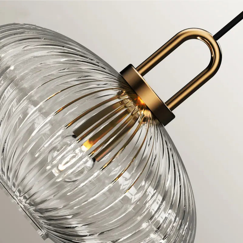 Aurea Zeitgenössische Glas-Pendelleuchte für Essbereiche