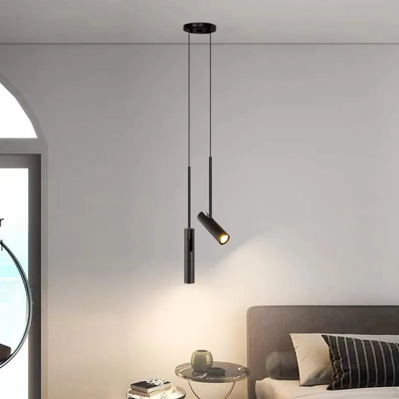 AuroraGlow LED Minimalist Pendant Light For Restful Bedroom Atmosphere