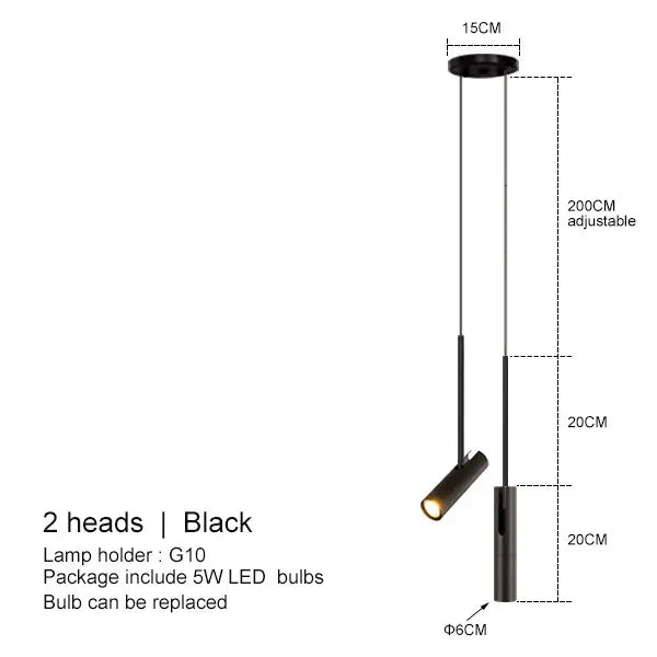 AuroraGlow LED Minimalist Pendant Light For Restful Bedroom Atmosphere