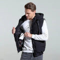 Gilet à capuche chauffant Thermo — isolation ultra-chaude pour toutes les conditions météo