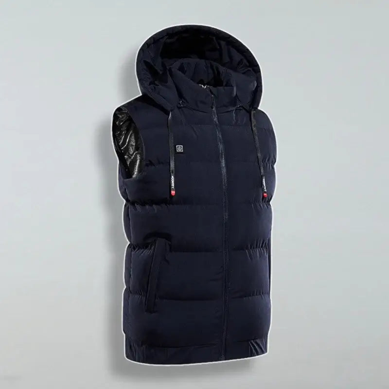 Gilet à capuche chauffant Thermo — isolation ultra-chaude pour toutes les conditions météo