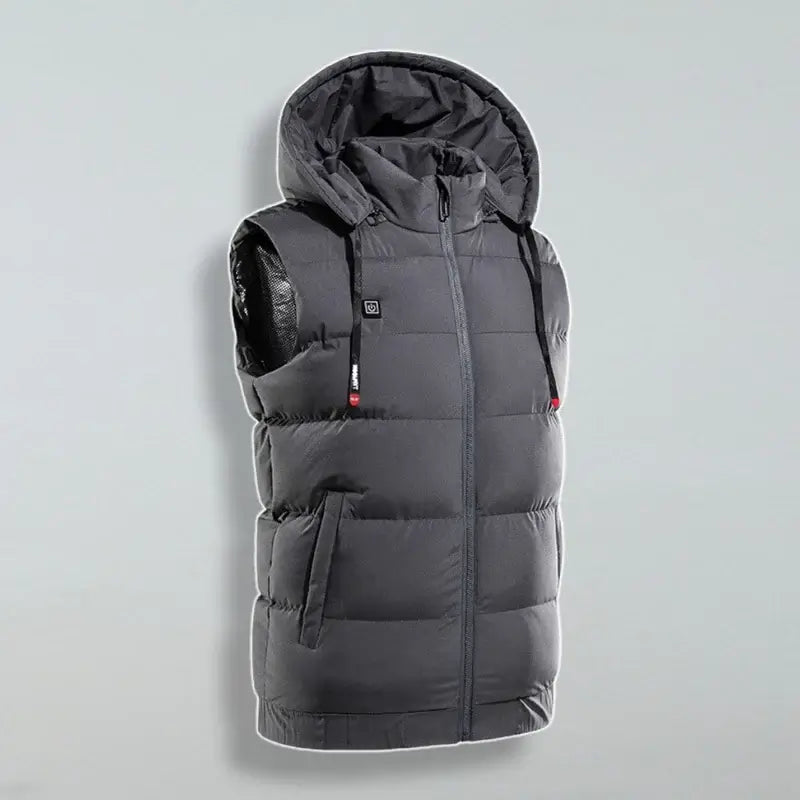Gilet à capuche chauffant Thermo — isolation ultra-chaude pour toutes les conditions météo