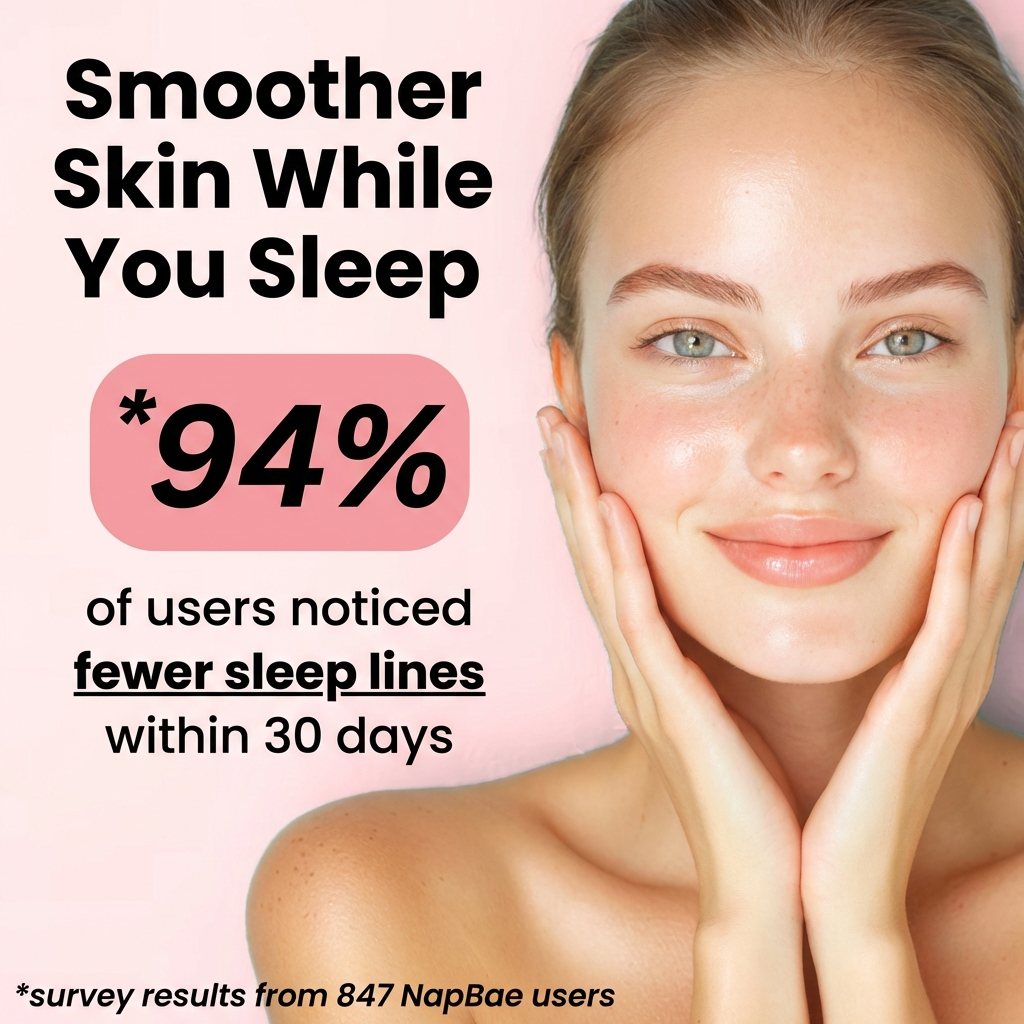 Almofada de cama Beauty Sleep antirrugas — Fronha de cetim suave