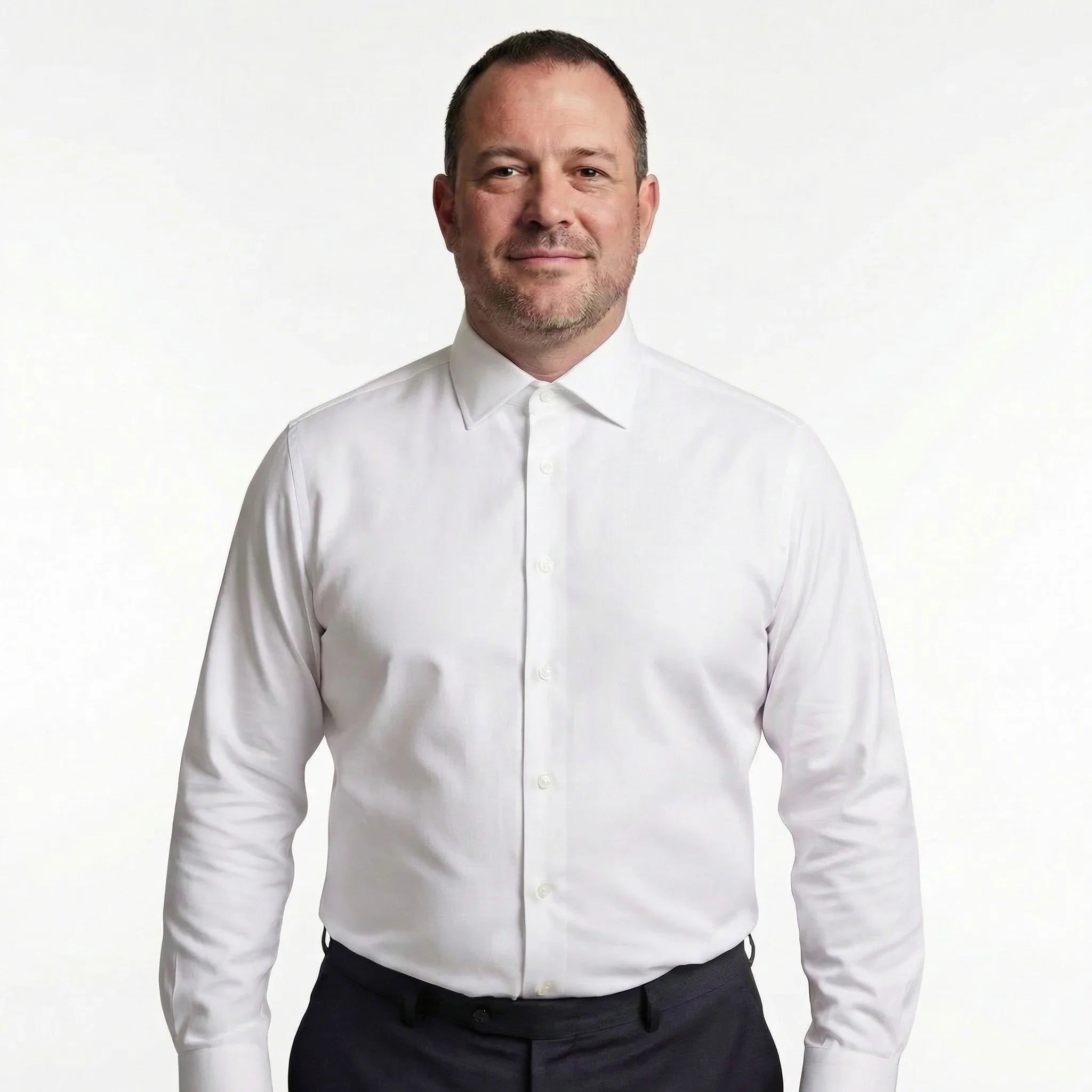 IronlessForm Non-Iron Shirt — Stretch, Wrinkle-Free Memory-Fibre Fabric