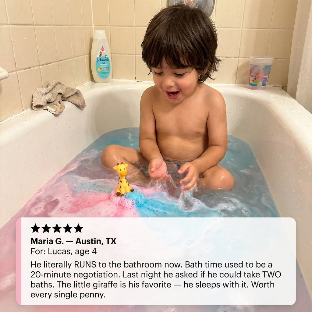 Colorful Fizzy Bath Bomb, Hidden Collectible Toy, Certified Safe For Sensitive Skin