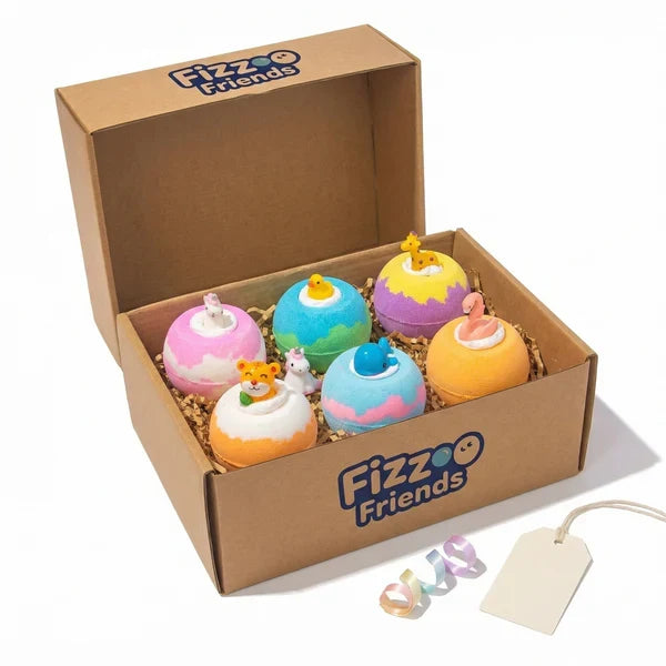 Colorful Fizzy Bath Bomb, Hidden Collectible Toy, Certified Safe For Sensitive Skin