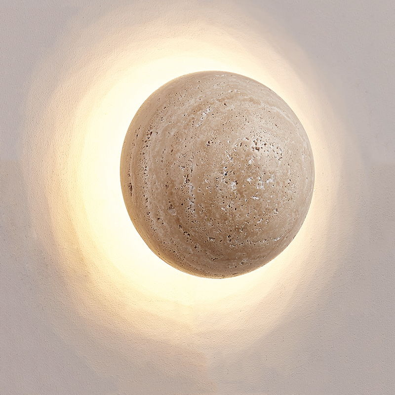 Asterra Cream Finish Wall Light — Minimalist Indoor Design
