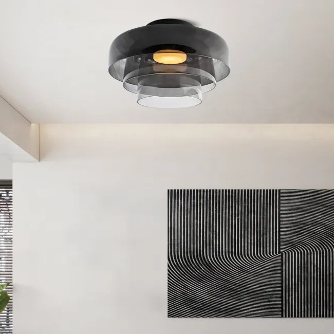 Nordic Lumenweave Statement Ceiling Light — Handcrafted Artisanal Shade