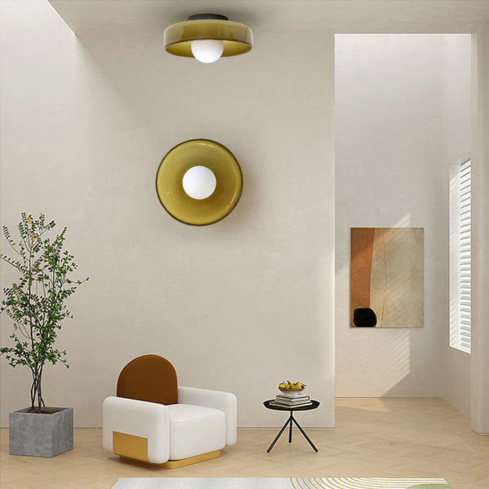 Plafoniera rotonda moderna — lampada decorativa elegante