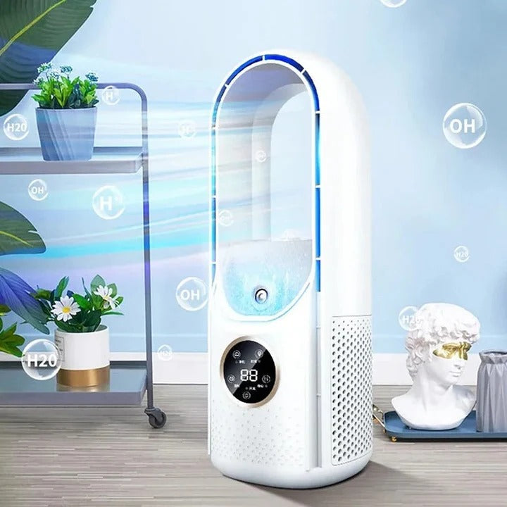 Bladeless Portable Air Conditioner – Silent 3-Speed Personal Cooling | Filindra