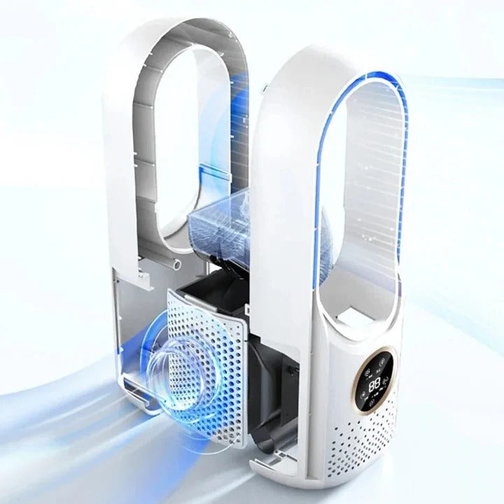 Bladeless Portable Air Conditioner – Silent 3-Speed Personal Cooling | Filindra