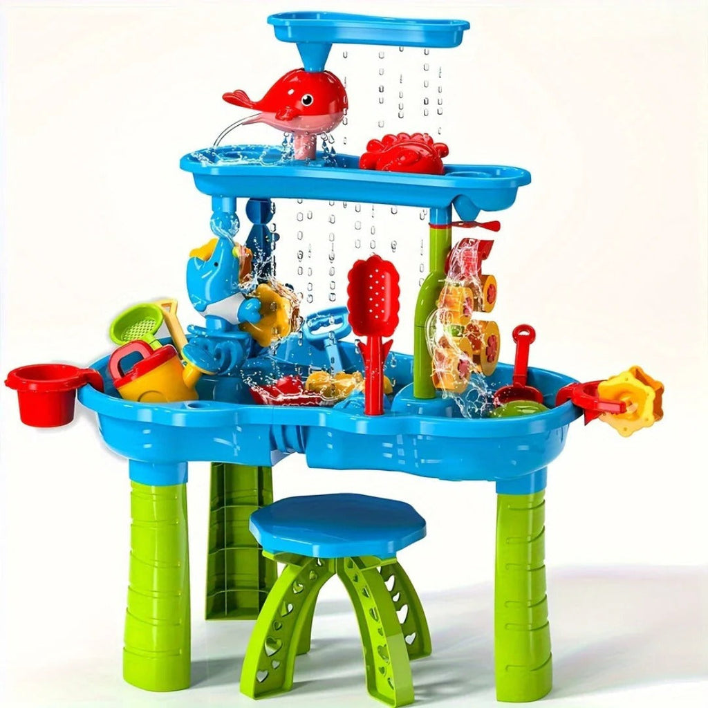 3-in-1 Outdoor Sand and Water Table for Kids | Filindra