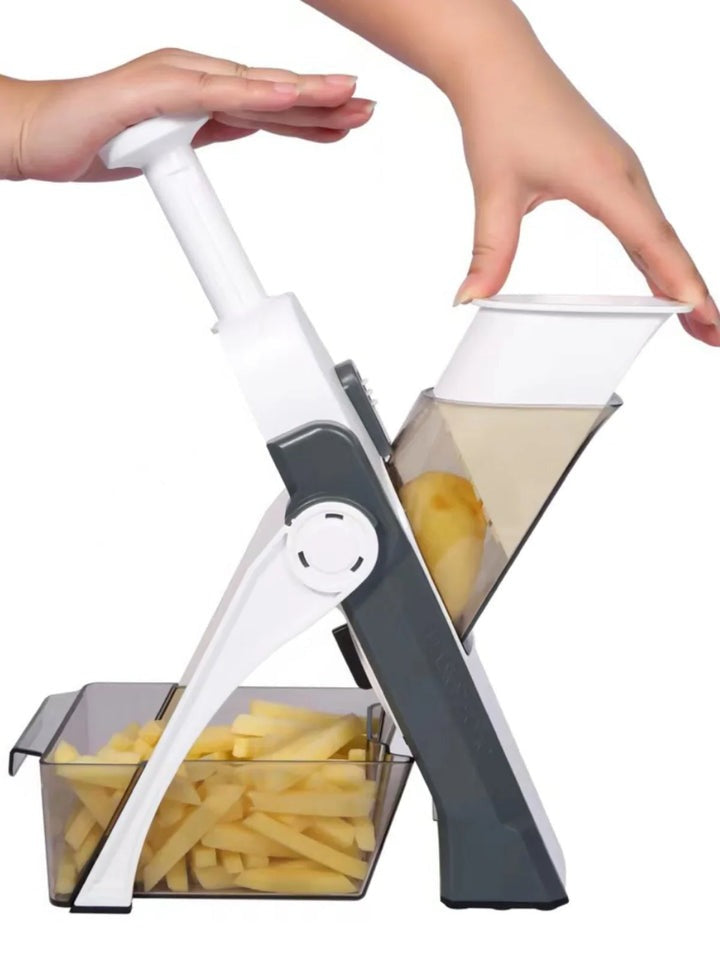 5-in-1 Vegetable Slicer with Collecting Tray | Filindra