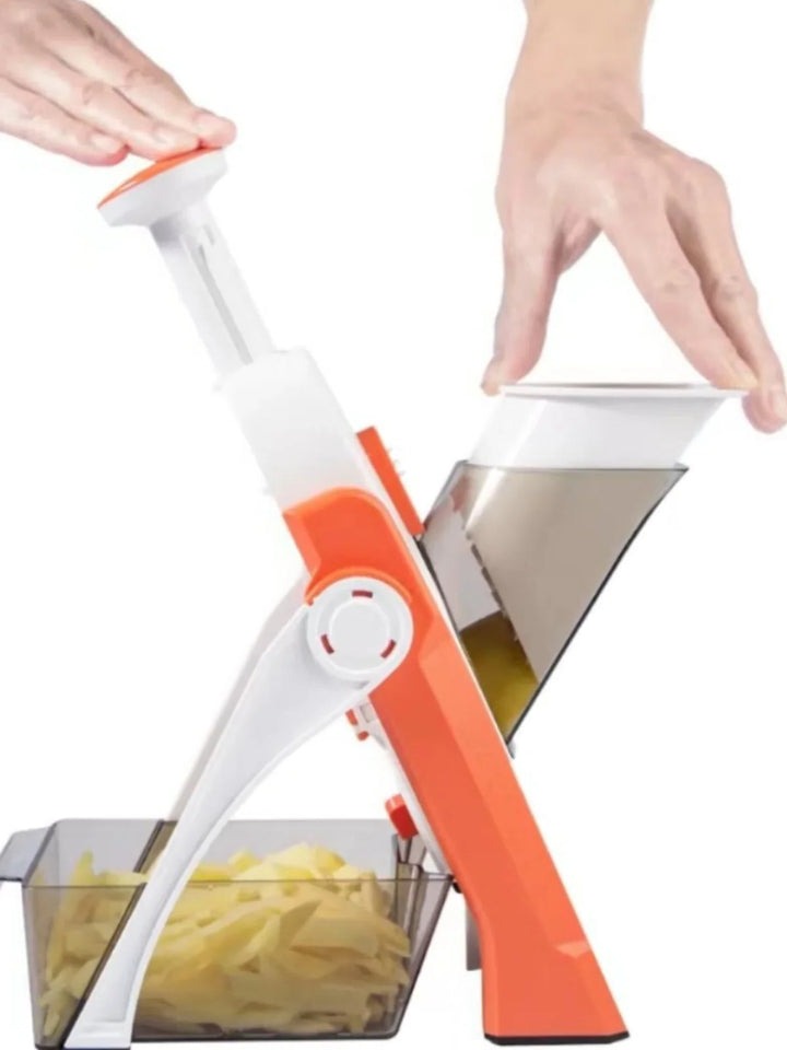 5-in-1 Vegetable Slicer with Collecting Tray | Filindra