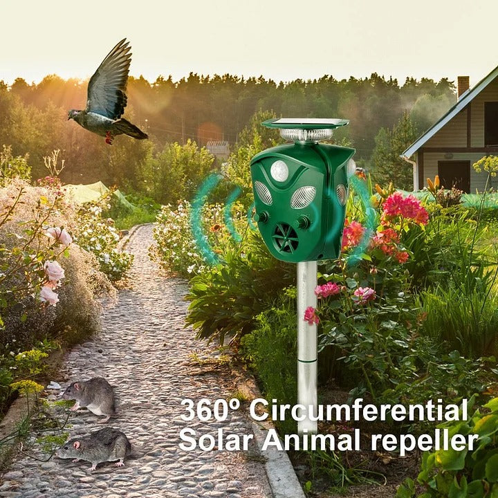 360°ソーラー超音波動物忌避器 | Filindra