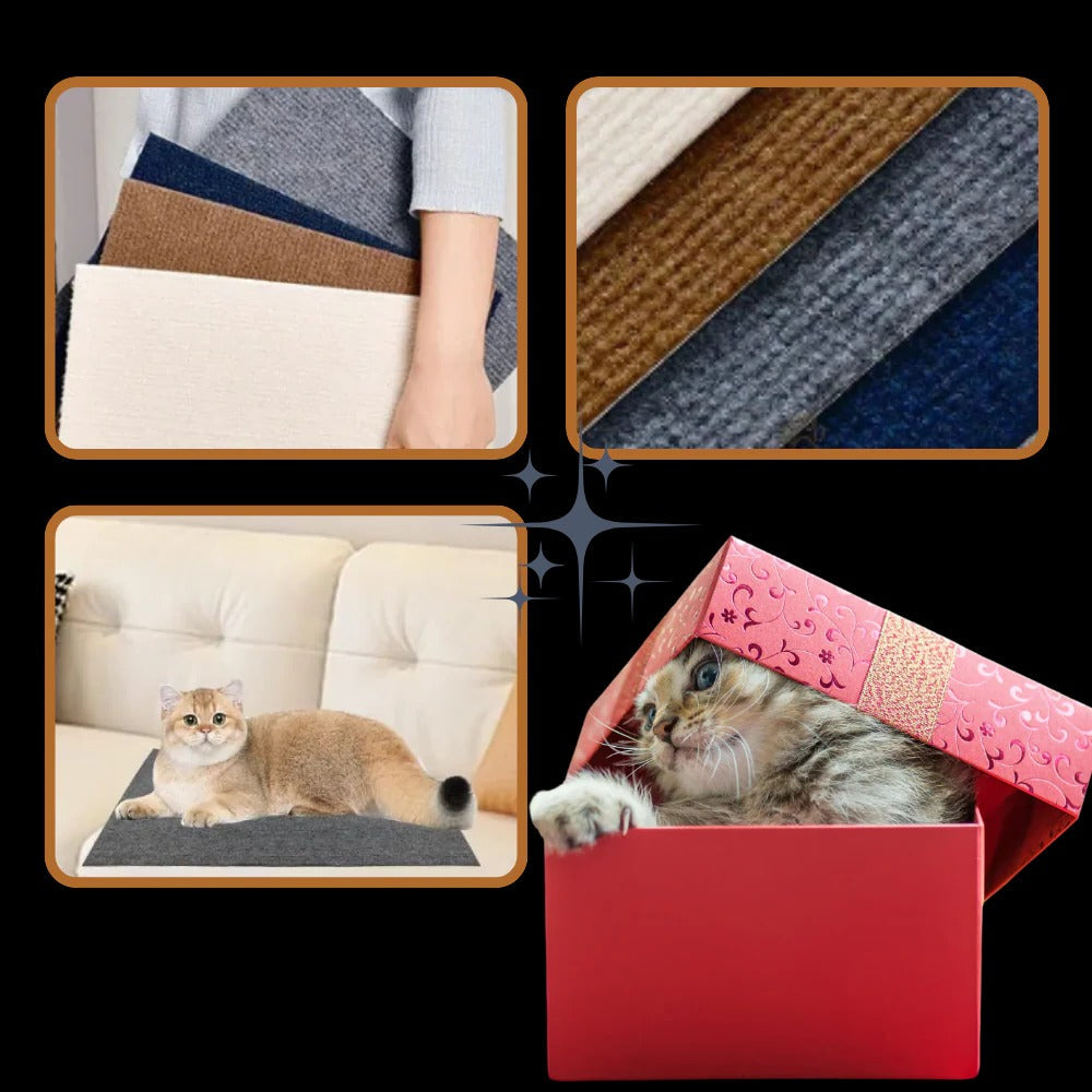 粘着式壁掛け猫用爪とぎパッド | フィリンドラ