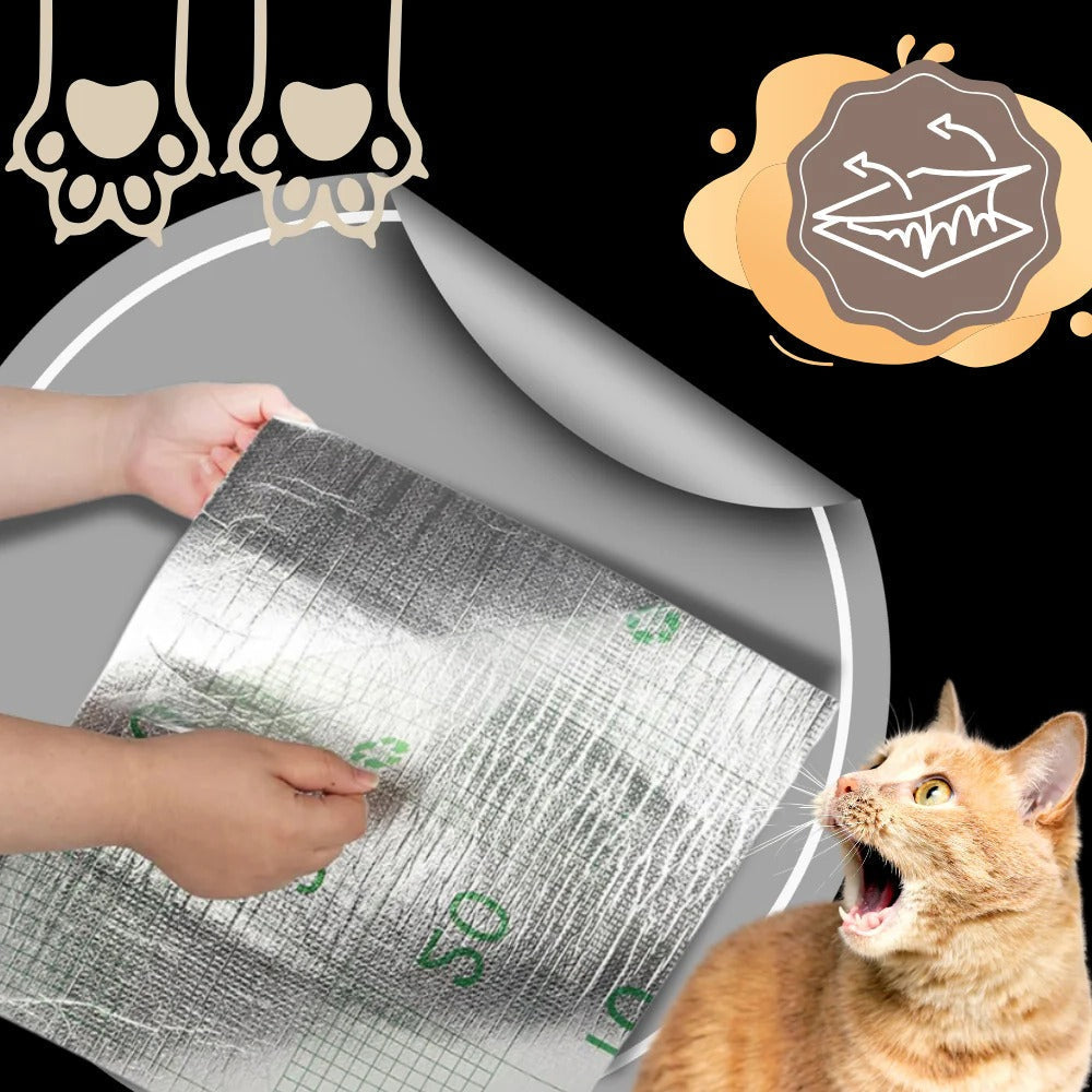 粘着式壁掛け猫用爪とぎパッド | フィリンドラ
