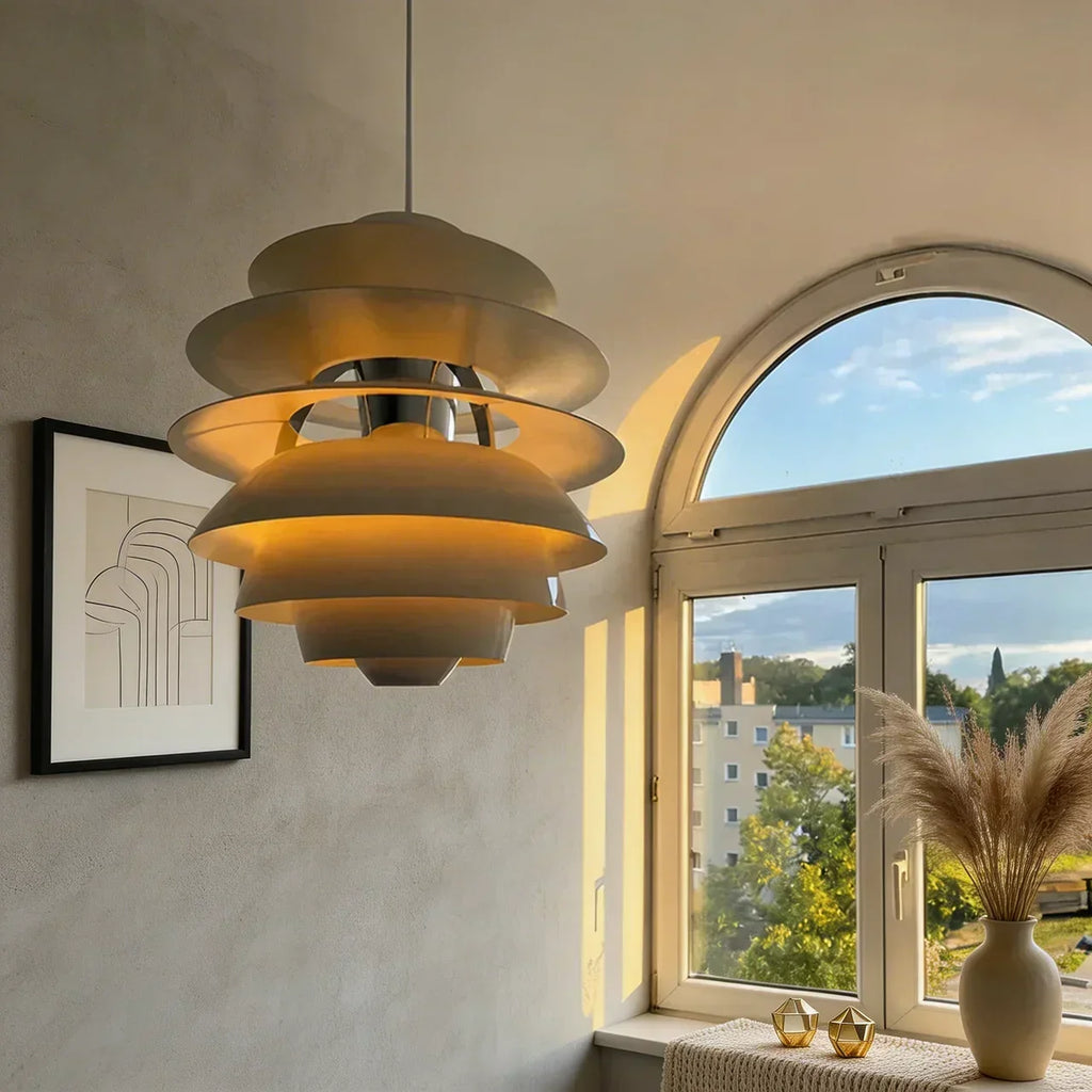 Suspension plafonnier danois moderne anti-éblouissement — design suspendu au plafond