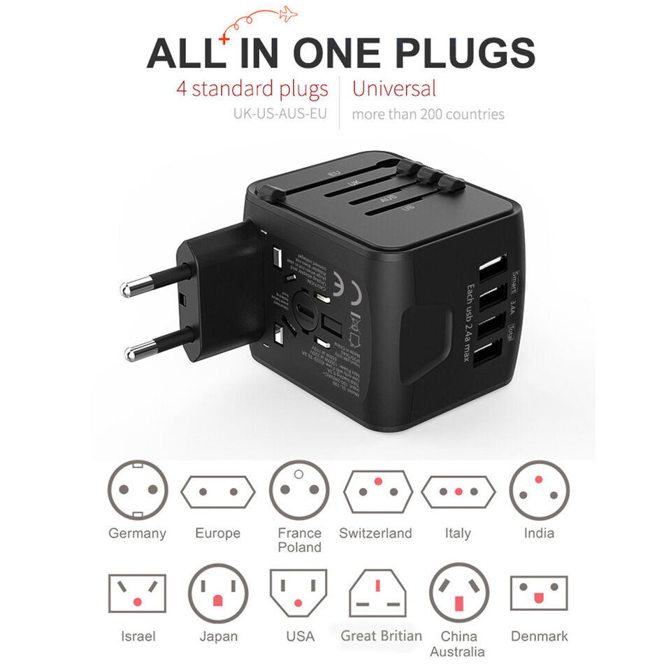 All-in-One Universal Travel Power Hub — Multi-Device Adapter